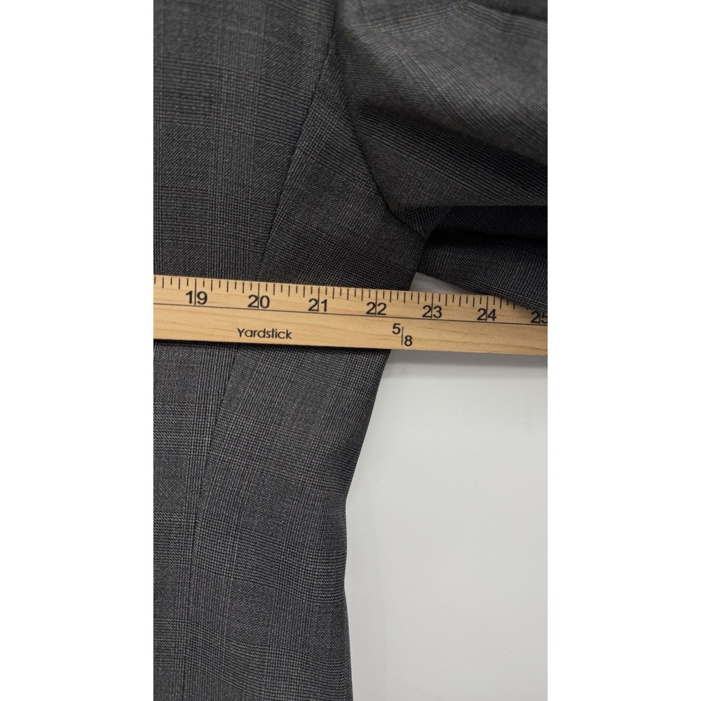 Hickey Freeman 42L Gray 100% Wool Blazer Men USA Made Luxury Sport Coat Tailored - Picture 9 of 13